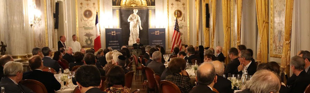 Aladdin Project hosted a dinner for eighty high-level French and international personalities at the American Embassy’s historic building, Hotel de Talleyrand