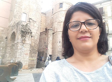 MBI Alumna Lobna Ben Salem does some sightseeing on her trip